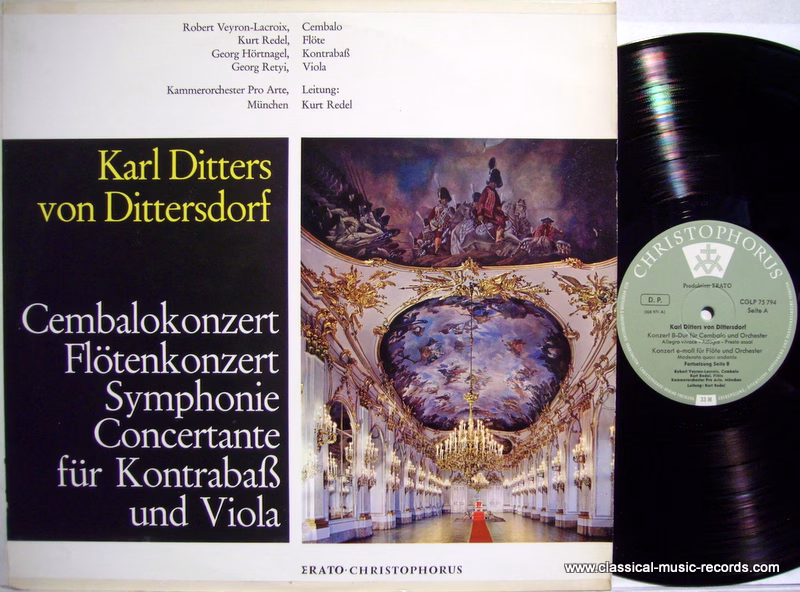 Christophorus CGLP 75 794 - Carl Ditters von Dittersdorf - Cemba