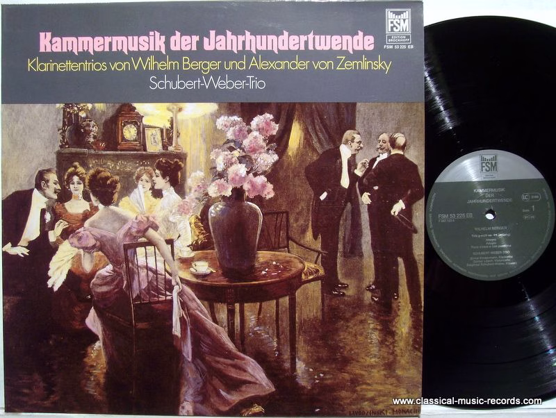 FSM FSM 53 225 EB - Wilhelm Berger (3), Alexander von Zemlinsky,
