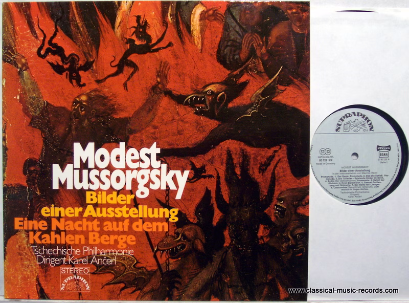 Supraphon 80 226 LK - Modest Mussorgsky, The Czech Philharmonic