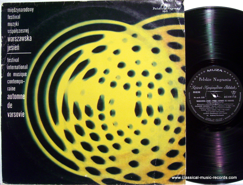 Polskie Nagrania Muza SX 1208 - Augustyn Bloch, Wanda Wilkomirsk