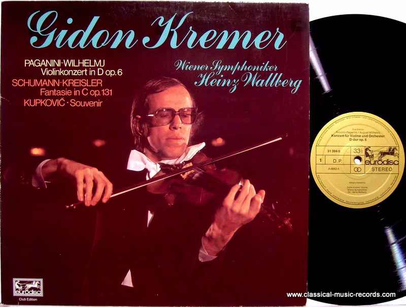 Eurodisc 31 394 0 - Gidon Kremer, Wiener Symphoniker, Heinz Wall