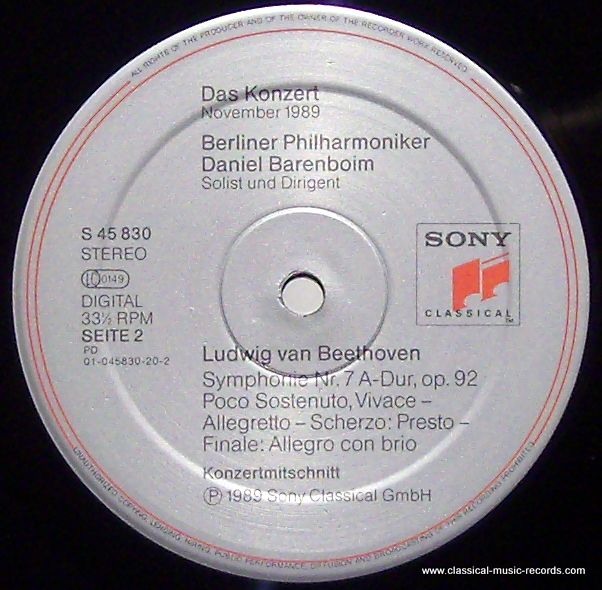 Sony Classical S 45 830 - Ludwig van Beethoven, Berliner Philhar - Image 3
