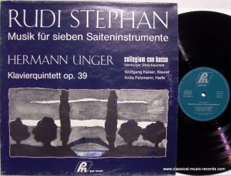 Pair Music TB 0380011 - Rudi Stephan, Hermann Unger, Collegium C