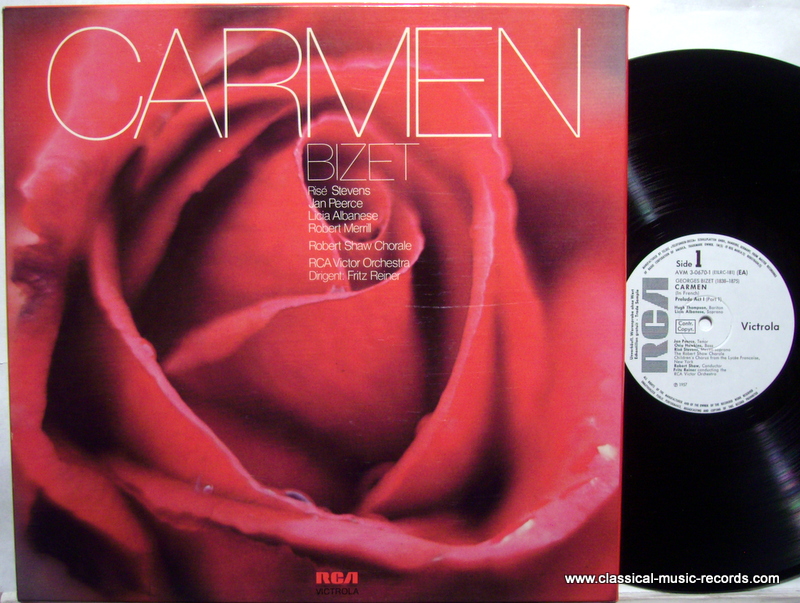 RCA Victrola AVM 3-0670 - Risë Stevens, Jan Peerce, Licia Albane