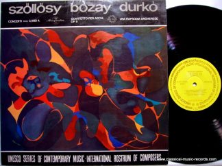 Hungaroton LPX 11525 - Szőllősy András, Attila Bozay, Durkó Zsol