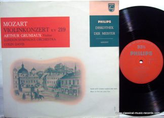 Philips 610128 - Wolfgang Amadeus Mozart, Arthur Grumiaux, Londo