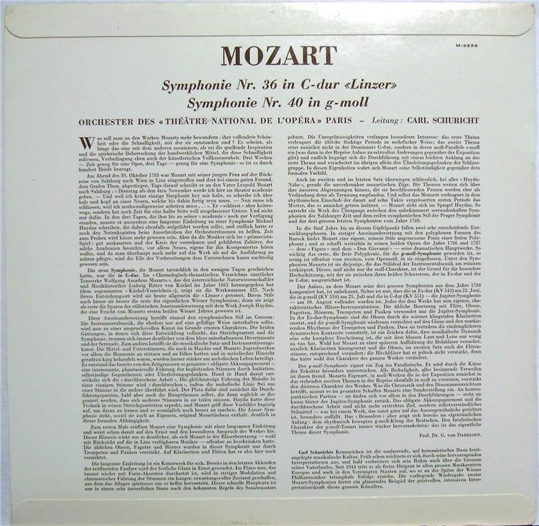 Musical Masterpiece Society M-2258 - Wolfgang Amadeus Mozart, Ca - Image 2
