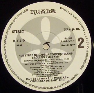 Ruada R-113-D - Coro De Camara <>, Margarita Guerra