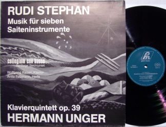 Pair Music TB 0380011 - Rudi Stephan, Hermann Unger, Collegium C