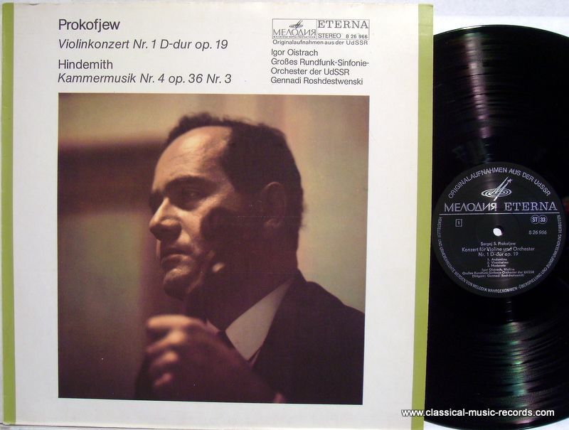 Melodia Eterna 8 26 966 - Sergei Prokofiev, Paul Hindemith, Igor