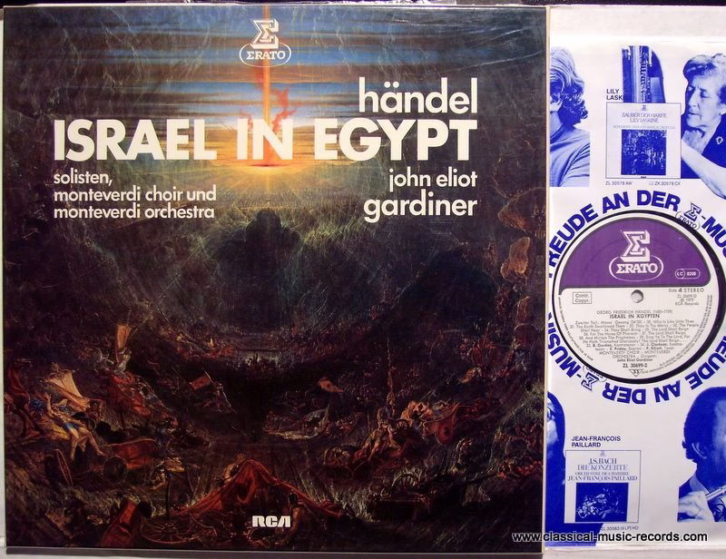 Erato STU 71245 - Georg Friedrich Händel, The Monteverdi Choir,