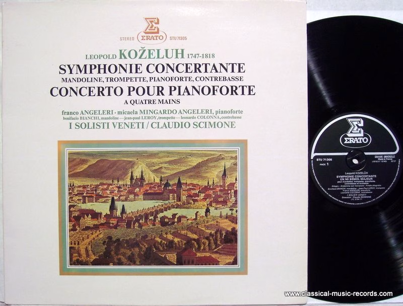 Erato STU 71305 - Leopold Koželuh, I Solisti Veneti, Claudio Sci