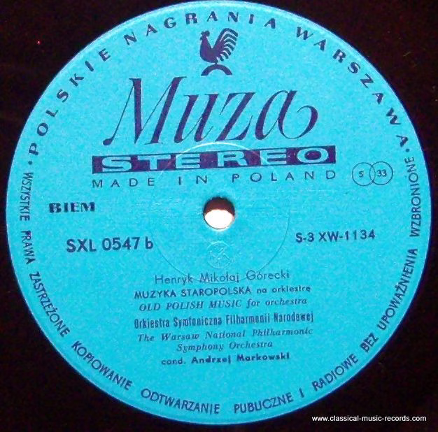 Polskie Nagrania Muza SXL 0547 - Bolesław Szabelski, Henryk Góre - Image 3