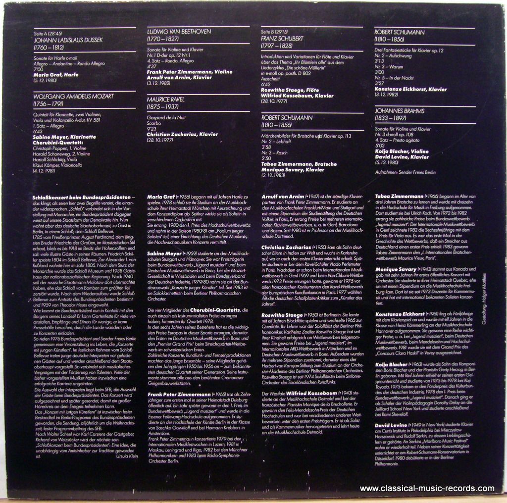 Sender Freies Berlin 66.23 408-01 - Various - Schloßkonzert Beim - Image 2