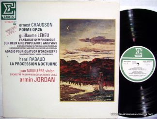 Erato NUM 75052 - Ernest Chausson, Guillaume Lekeu, Henri Rabaud