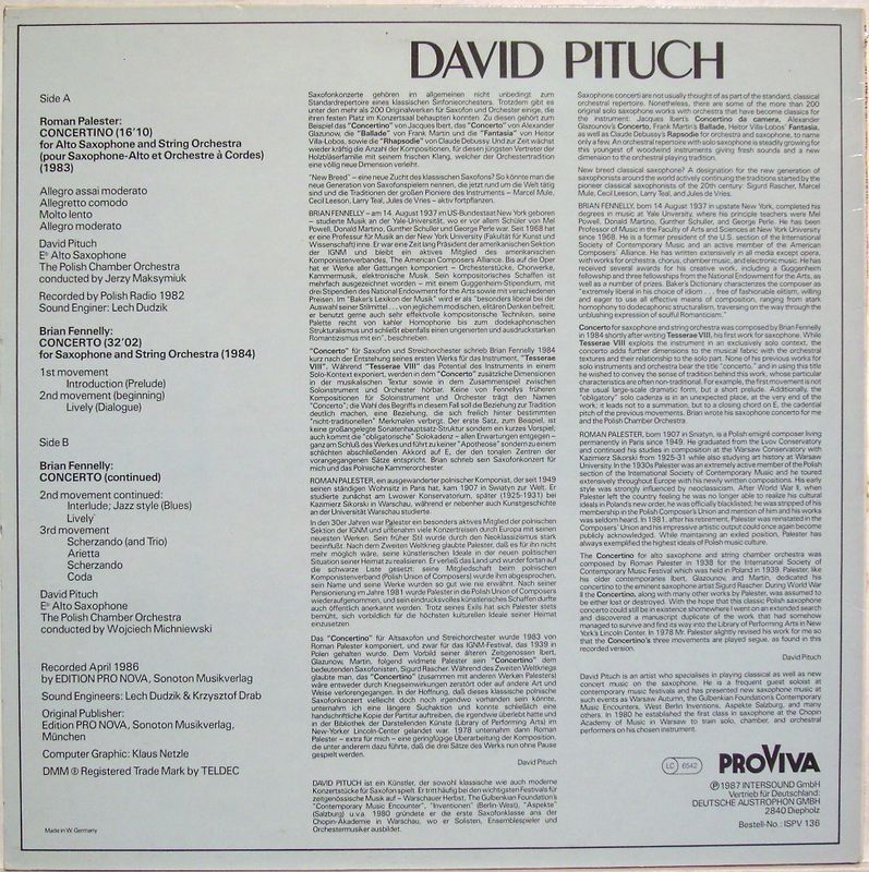 Pro Viva ISPV 136 - David Pituch, Polish Chamber Orchestra, Jerz - Image 2