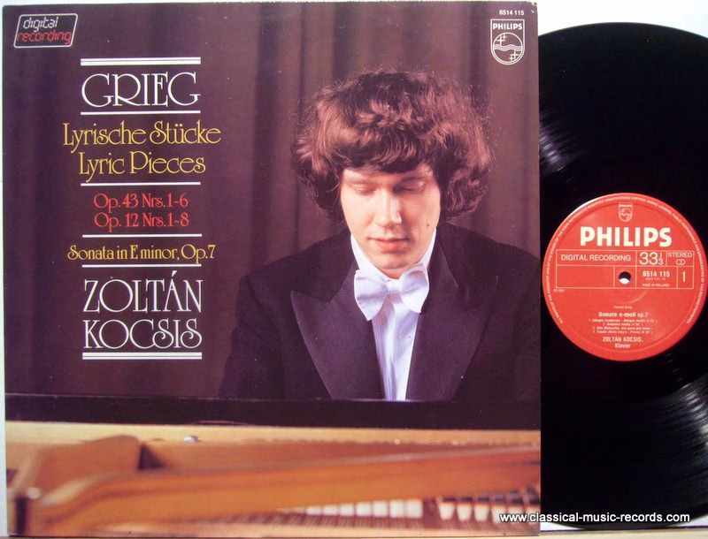 Philips 6514 115 - Edvard Grieg, Zoltán Kocsis - Lyrische Stücke