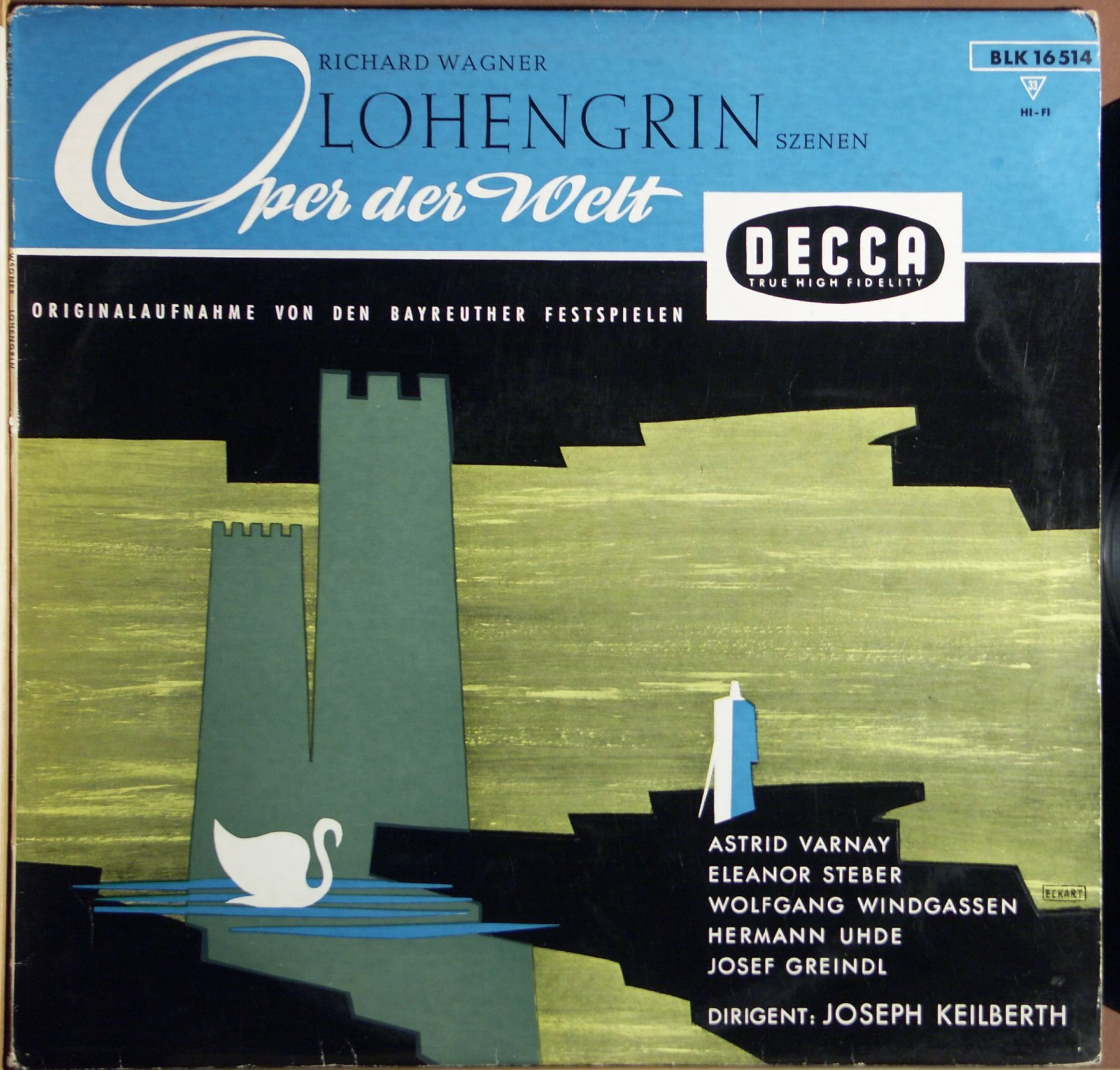 DECCA BLK 16514 - Richard Wagner, Chor der Bayreuther Festspiele