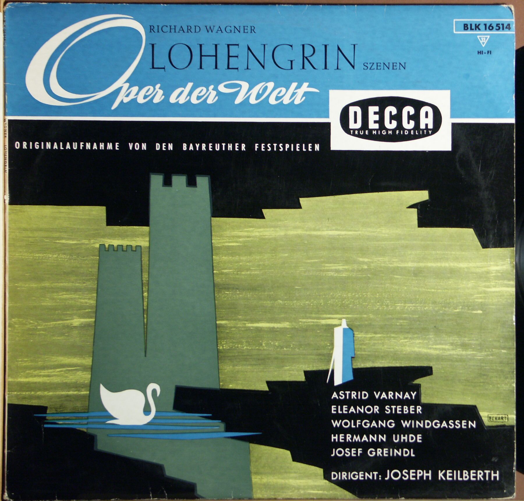 DECCA BLK 16514 - Richard Wagner, Chor der Bayreuther Festspiele