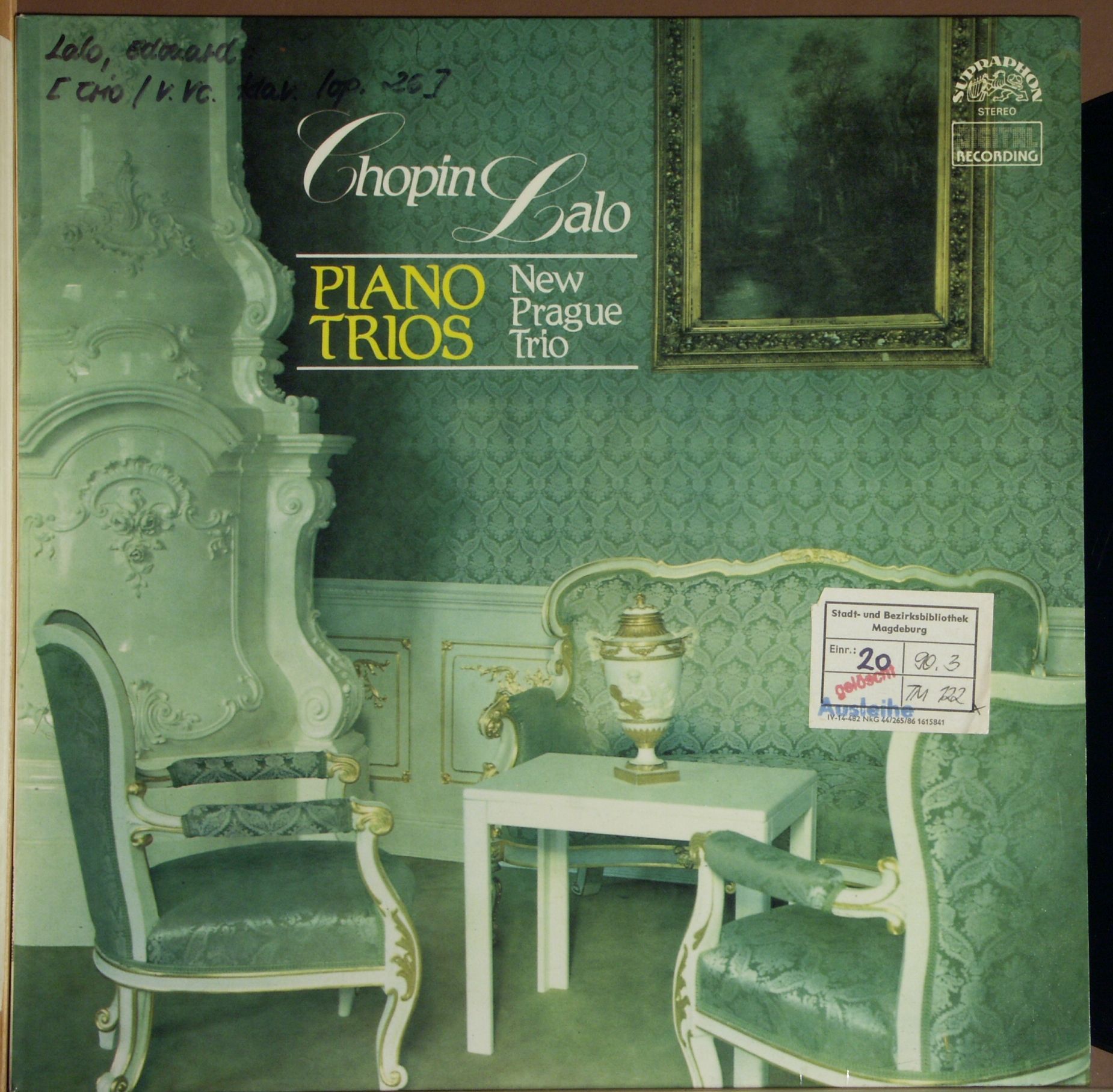 Supraphon 10 4107-1 131 - Frédéric Chopin, Édouard Lalo, Pražské - Image 2