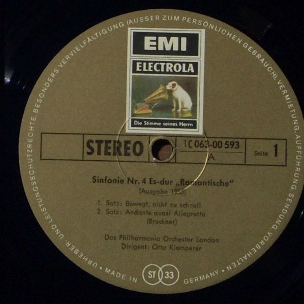 EMI Electrola 62 329 - Anton Bruckner, Philharmonia Orchestra, O - Image 3