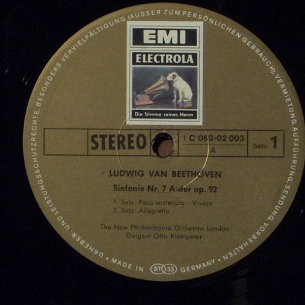 His Master's Voice 1 C 063-02 003 - Ludwig Van Beethoven, Jean-P - Image 3