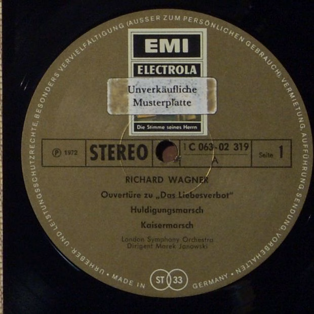 Die Stimme Seines Herrn 1 C 063-02319 - Richard Wagner - Ouvertü - Image 3