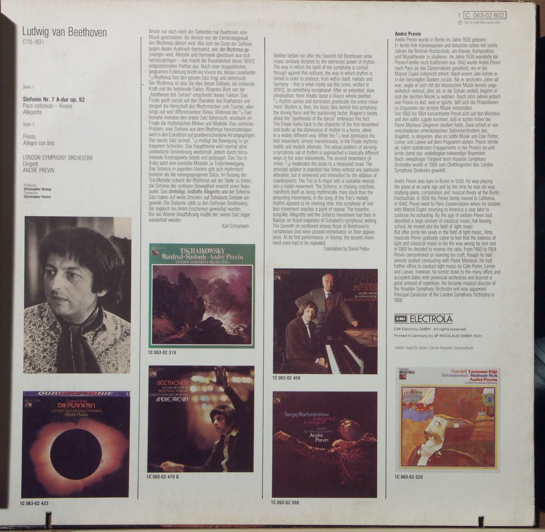 Die Stimme Seines Herrn 1C 063-02 602 - Ludwig van Beethoven, An - Image 2