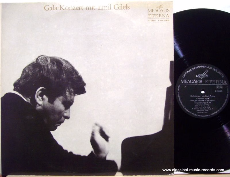 Melodia Eterna 8 26 619-620 - Emil Gilels - Gala-Konzert Mit Emi