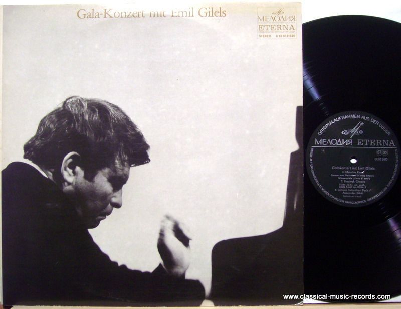 Melodia Eterna 8 26 619-620 - Emil Gilels - Gala-Konzert Mit Emi