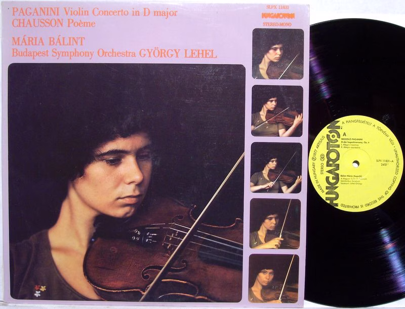 Hungaroton SLPX 11831 - Niccolò Paganini, Ernest Chausson, Mária
