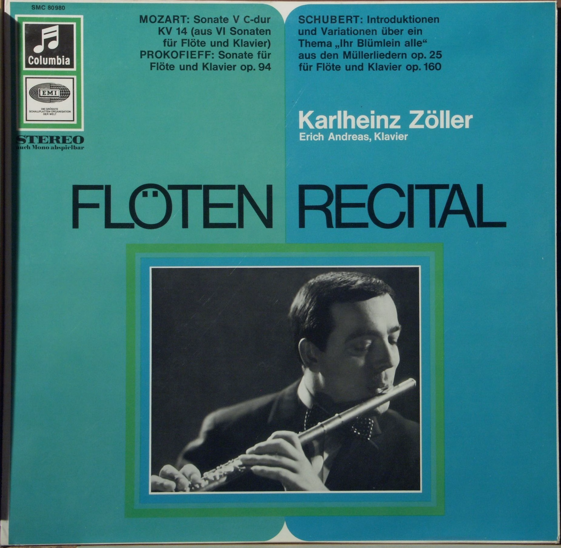 Columbia SMC 80 980 - Wolfgang Amadeus Mozart, Sergei Prokofiev,