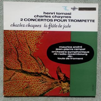 Erato STE 50227 - Henri Tomasi, Charles Chaynes - 2 Concertos Po