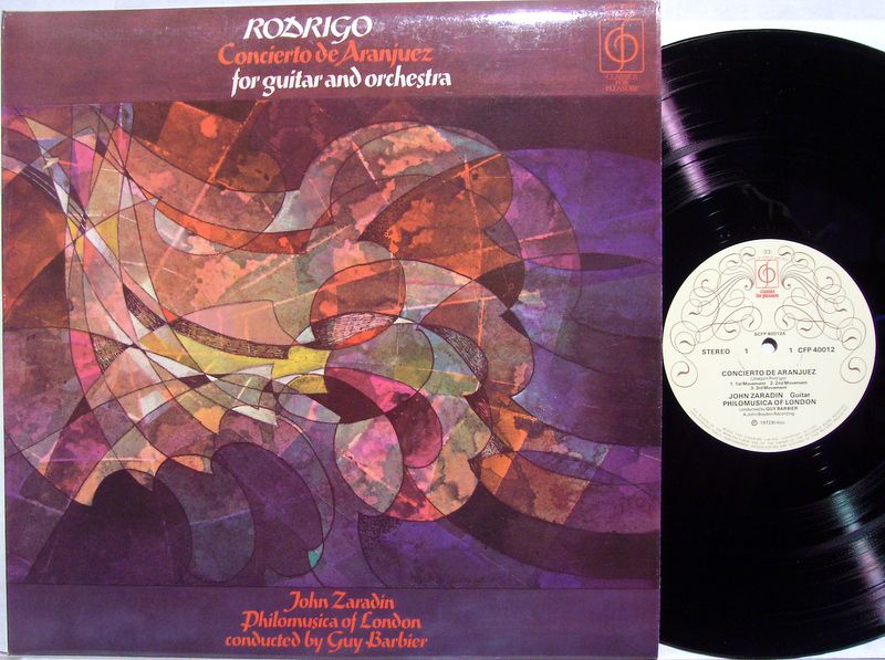 Classics For Pleasure CFP 40012 - Joaquín Rodrigo, John Zaradin,