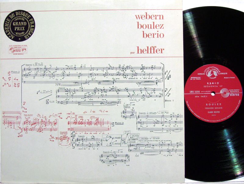 Guilde Internationale Du Disque SMS 2590 - Luciano Berio, Pierre - Image 2