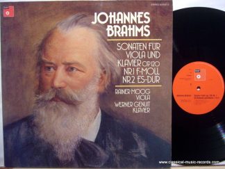 BASF 25 21971-2 - Johannes Brahms, Rainer Moog, Werner Genuit -