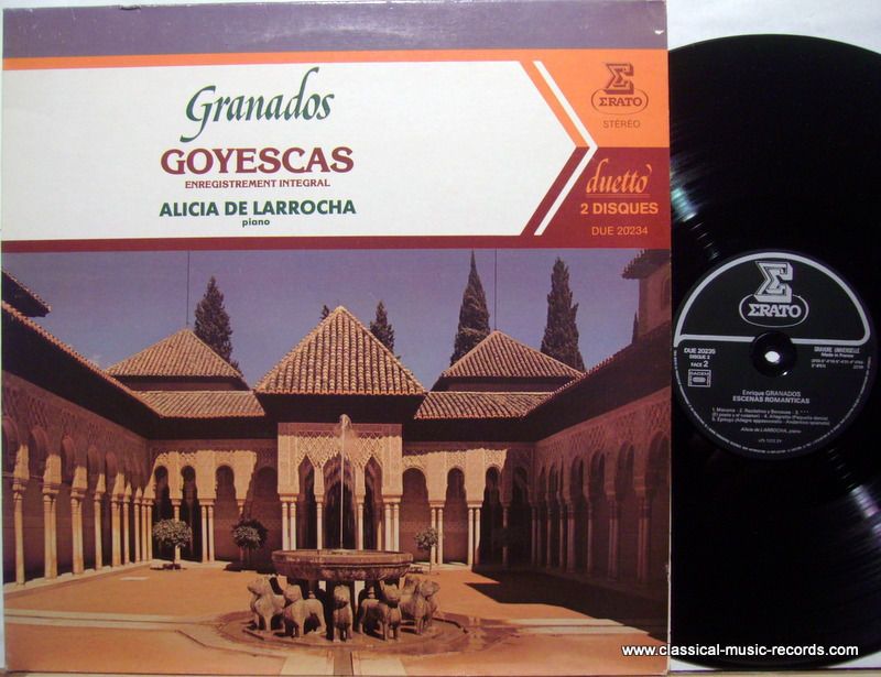 Erato DUE 20234 - Enrique Granados, Alicia De Larrocha - Goyesca