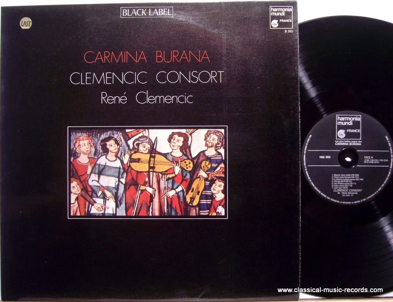 harmonia mundi France B 385 - Clemencic Consort, René Clemencic