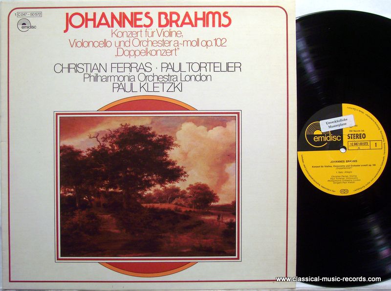 Emidisc (2) 1C 047-50 572 - Johannes Brahms, Christian Ferras, P
