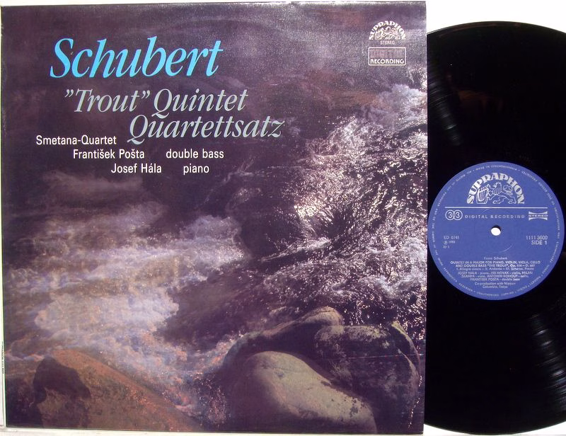 Supraphon 1111 3600 - Franz Schubert, Smetana Quartet, František