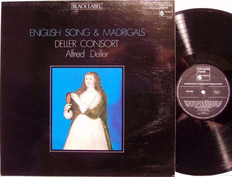 harmonia mundi France B 593 - Deller Consort, Alfred Deller - En