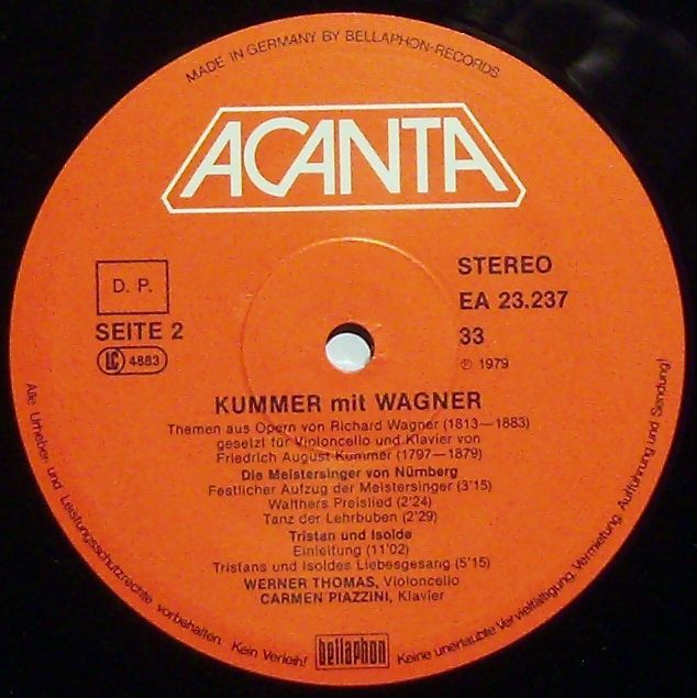 ACANTA EA 23.237 - Werner Thomas (2), Carmen Piazzini, Friedrich - Image 3