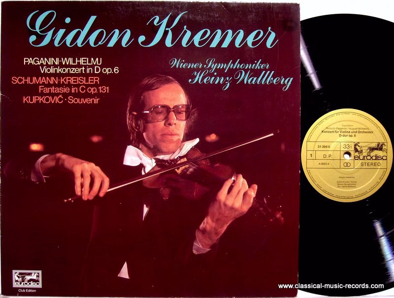 Eurodisc 31 394 0 - Gidon Kremer, Wiener Symphoniker, Heinz Wall
