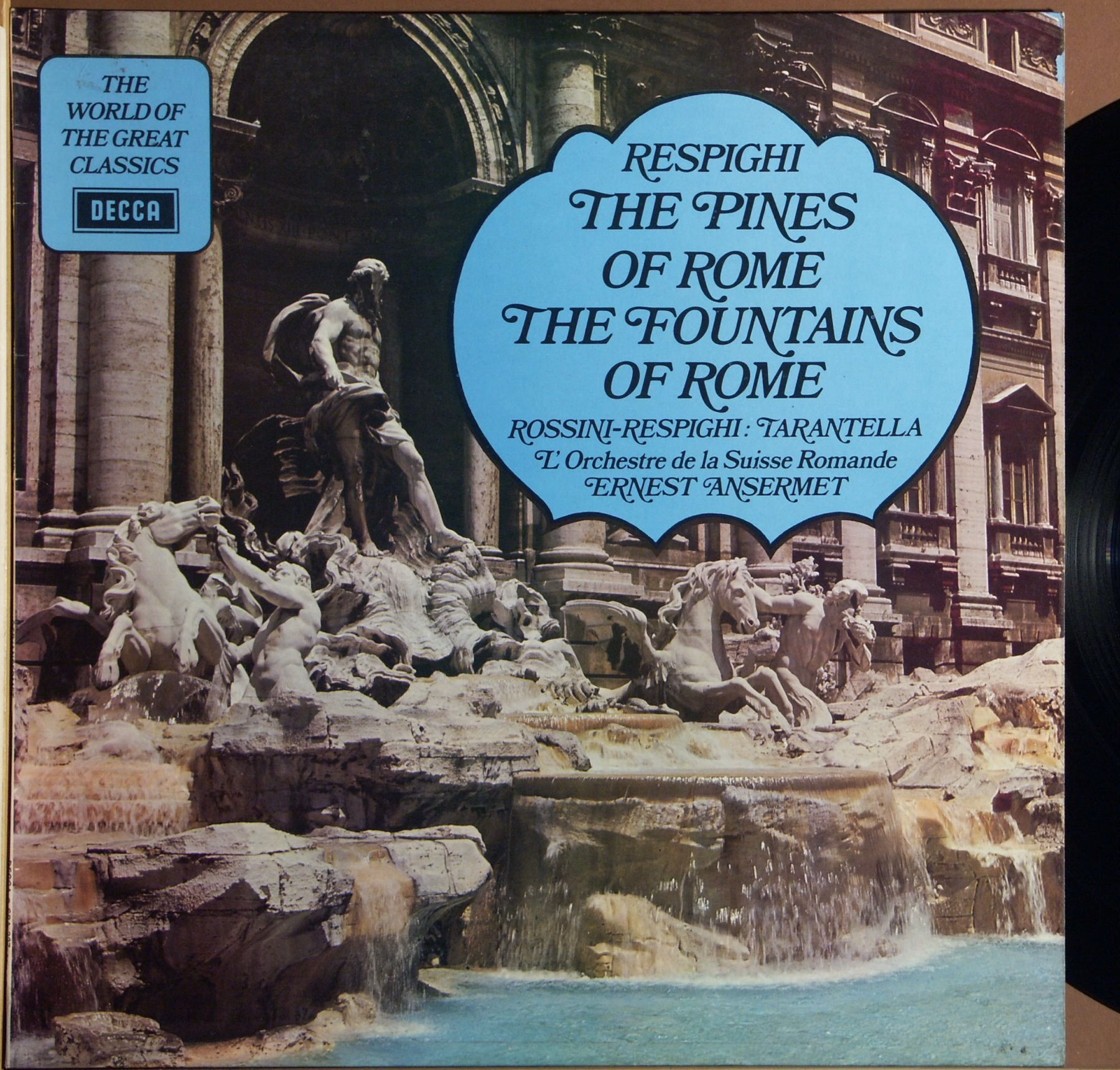 DECCA SPA 227 - Ottorino Respighi, L'Orchestre De La Suisse Roma