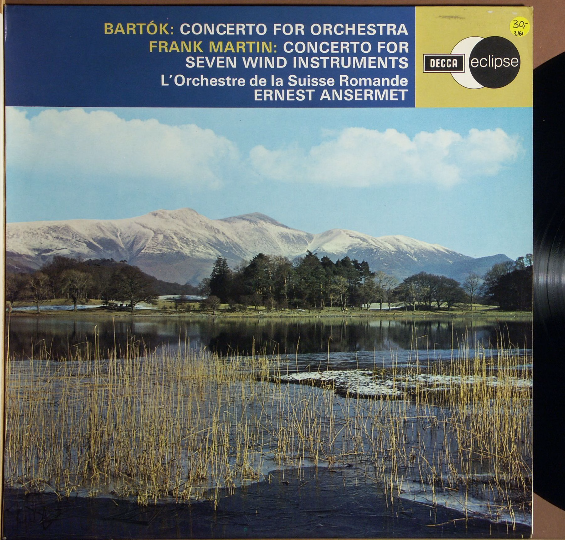 DECCA ECS 578 - Béla Bartók, Frank Martin (3), L'Orchestre De La