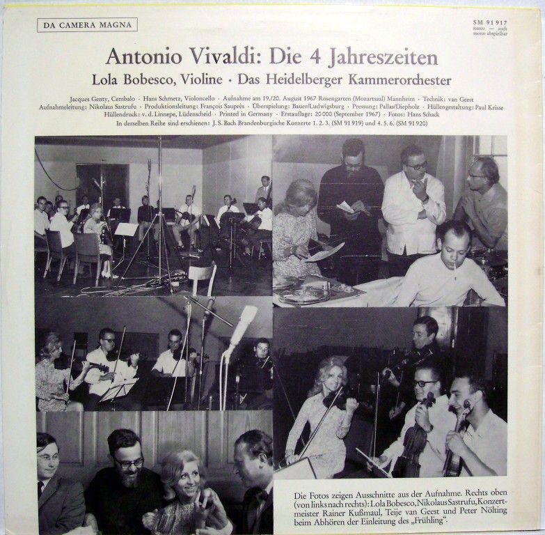 Da Camera Magna SM 91917 - Antonio Vivaldi, Lola Bobescu, Heidel - Image 2