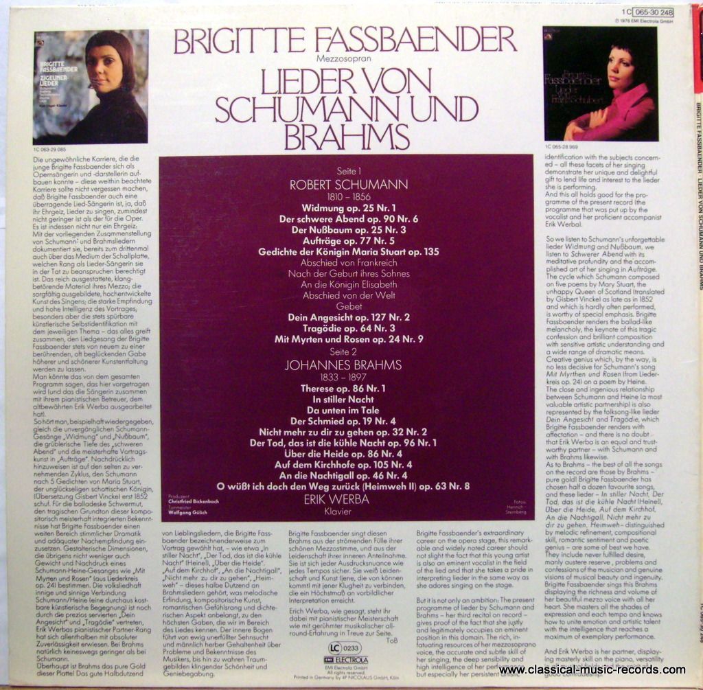 Die Stimme Seines Herrn 1C 065-30 248 - Brigitte Fassbaender, Er - Image 2