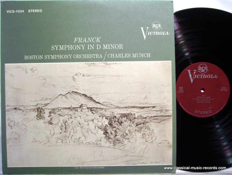 RCA Victrola VICS-1034 - César Franck, Boston Symphony Orchestra