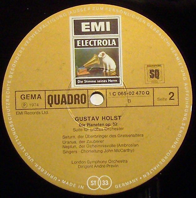 EMI Electrola 1 C 065-02 470 Q - Gustav Holst, London Symphony O - Image 3