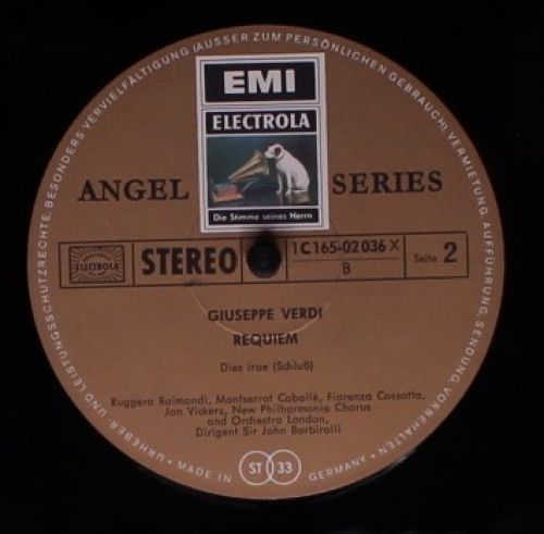 His Master's Voice 1C 165-02 036/37 X - Giuseppe Verdi, Montserr - Image 6